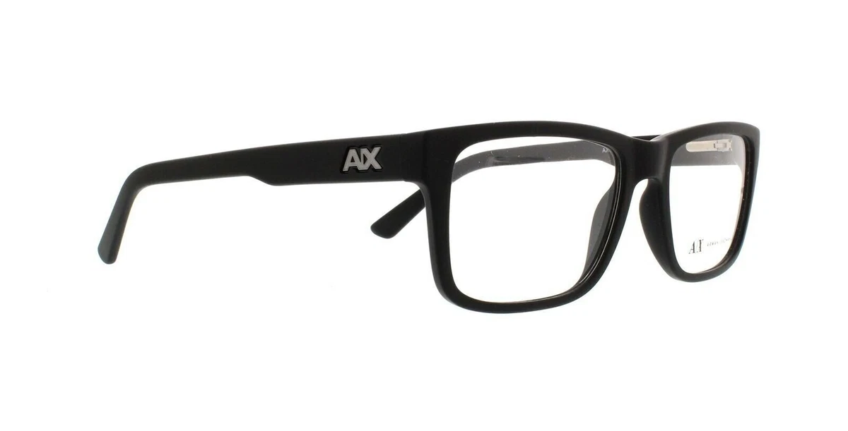 Armani exchange matte black on sale glasses