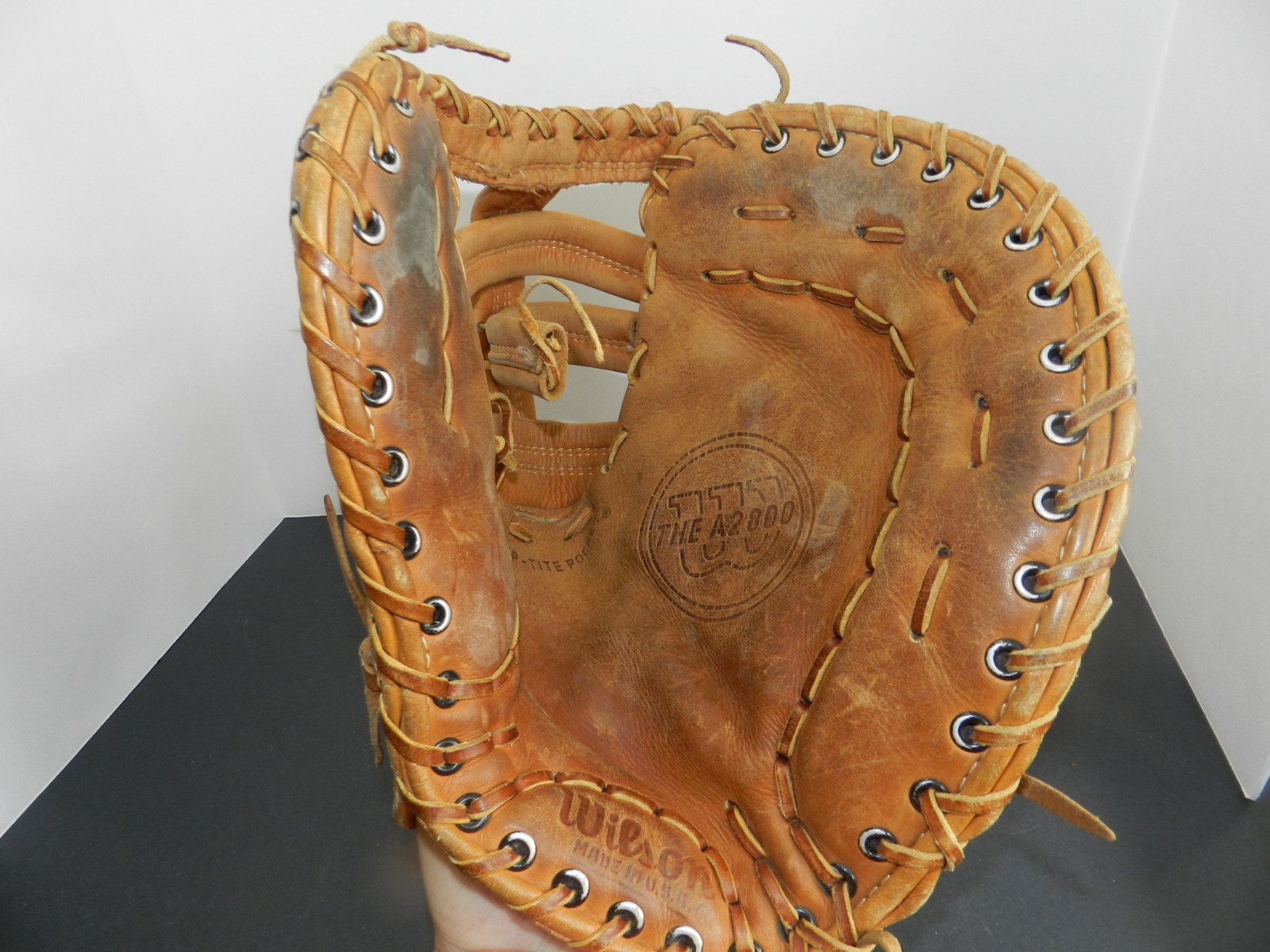 Wilson A2800 First Base Glove Right Hand Throw Great Glove  Needs