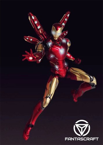 CS Fantascraft Iron Man MK85 2.0 Ver. Metal Action Figure 1/12 LED Light Model - Picture 5 of 14