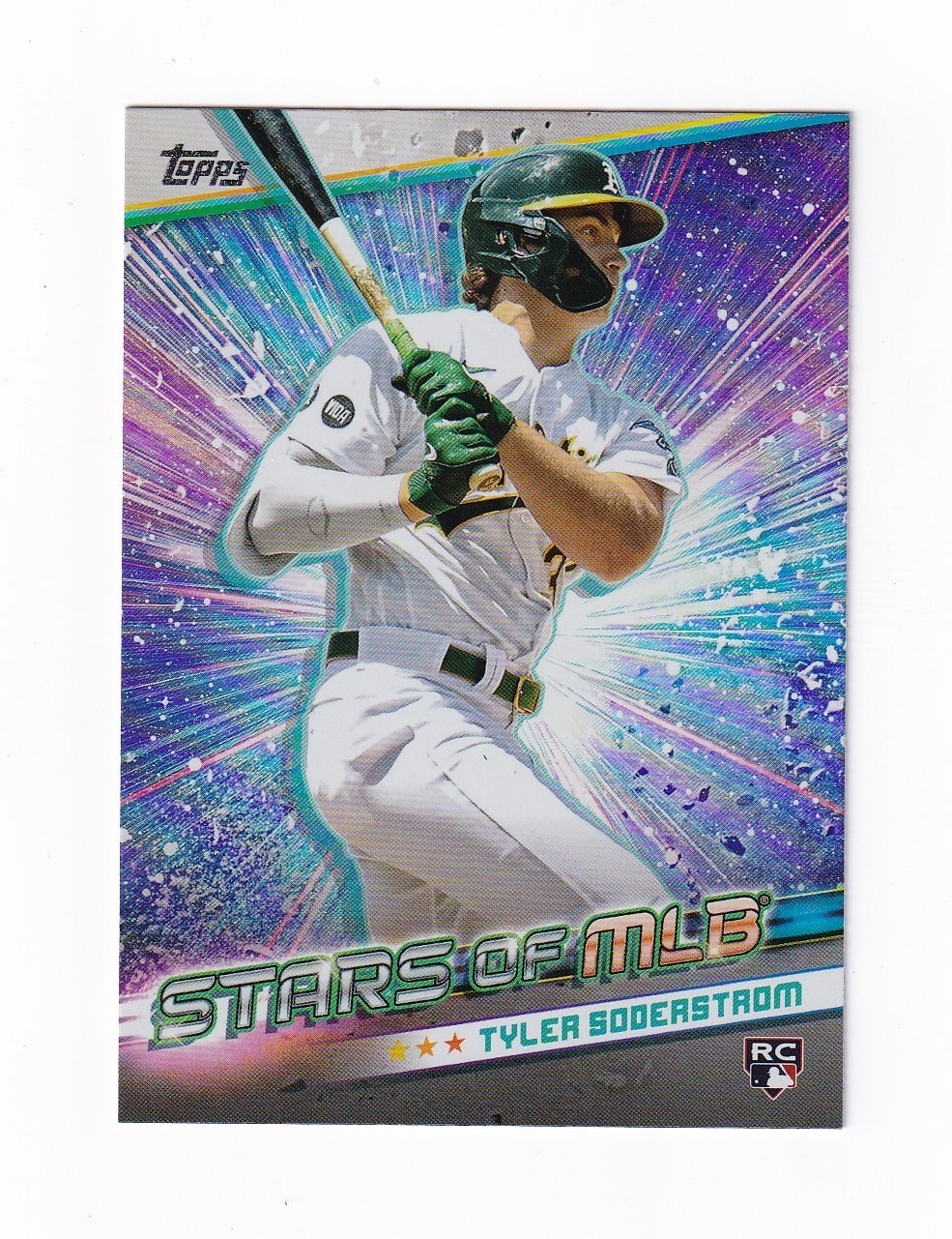 2024 TOPPS BASEBALL SERIES 1 TYLER SODERSTROM STARS OF MLB ROOKIE SLMB-18
