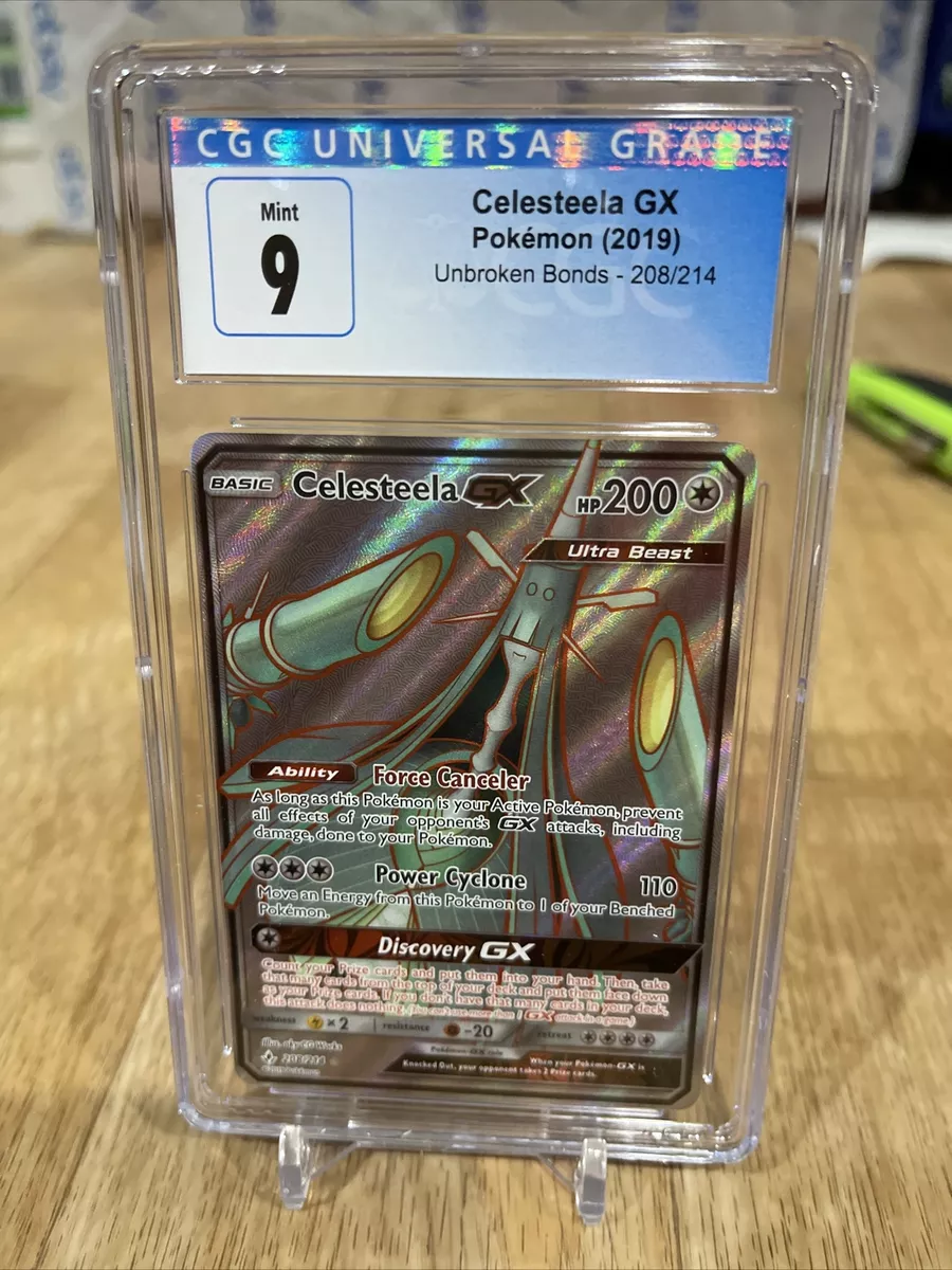 Card Celesteela-GX 208/214 da coleção Unbroken Bonds