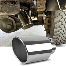 For Dodge Ram Cummins 5" Inlet 8" Outlet 15" Long Stainless Steel Exhaust Tip