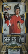 2023-24 UPPER DECK SERIES 2 HOCKEY HOBBY BOX - New Sealed potential C. Bedard YG