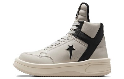 Converse Rick Owens x TURBOWPN Mid Oyster Black - A06758C