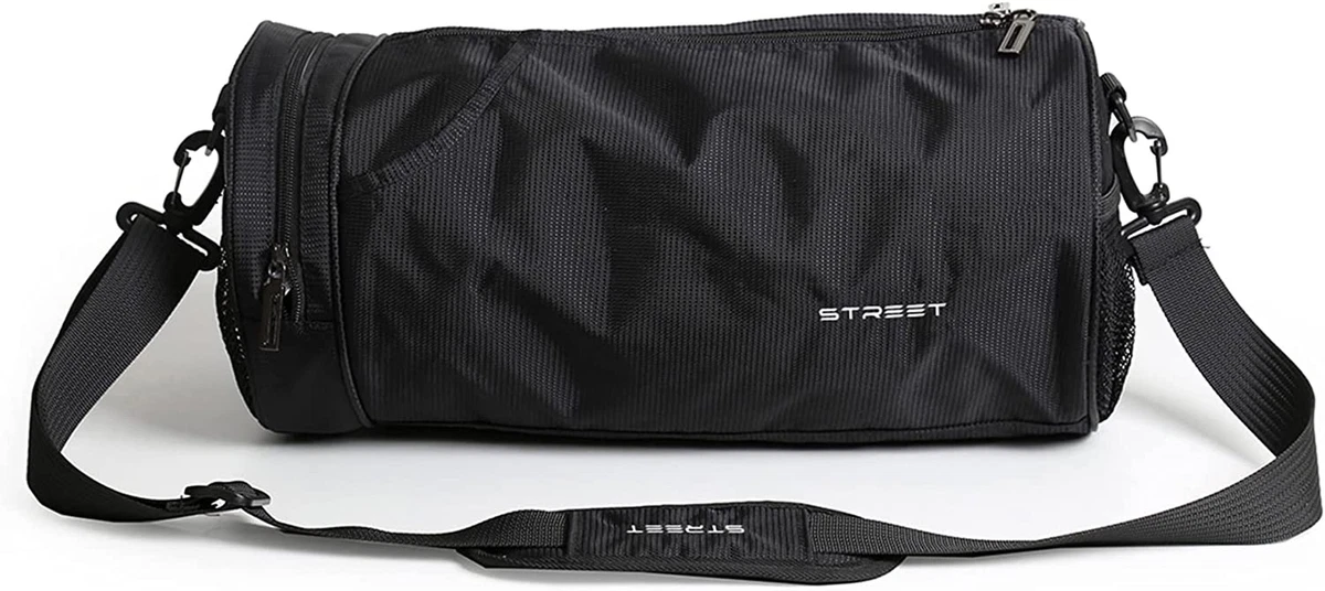 Small Sports Gym Bag Workout Lightweight Duffel Bags for Men and Women Black