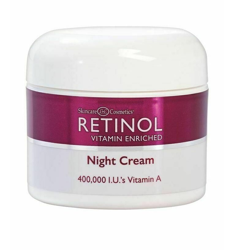 Ldel Cosmetics Retinol Vitamin Enriched Night Cream 1.7 Oz Nib