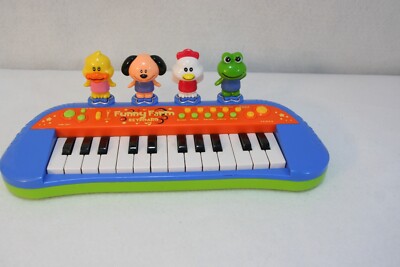Simba Toys Baby Play & Learn Funny Farm Keyboard Multicolor RARE HARD TO FIND