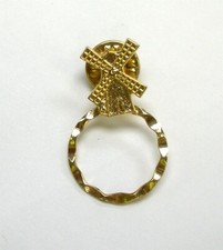 Small Windmill Gold Spec Pin Detti Originals