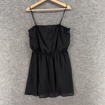 Divided Dress Women 14 Black Sheath Short Lined Sleeveless Square Neck Casual | eBay Divided Dress Women 14 Black Sheath Short Lined Sleeveless Square Neck Casual | eBay