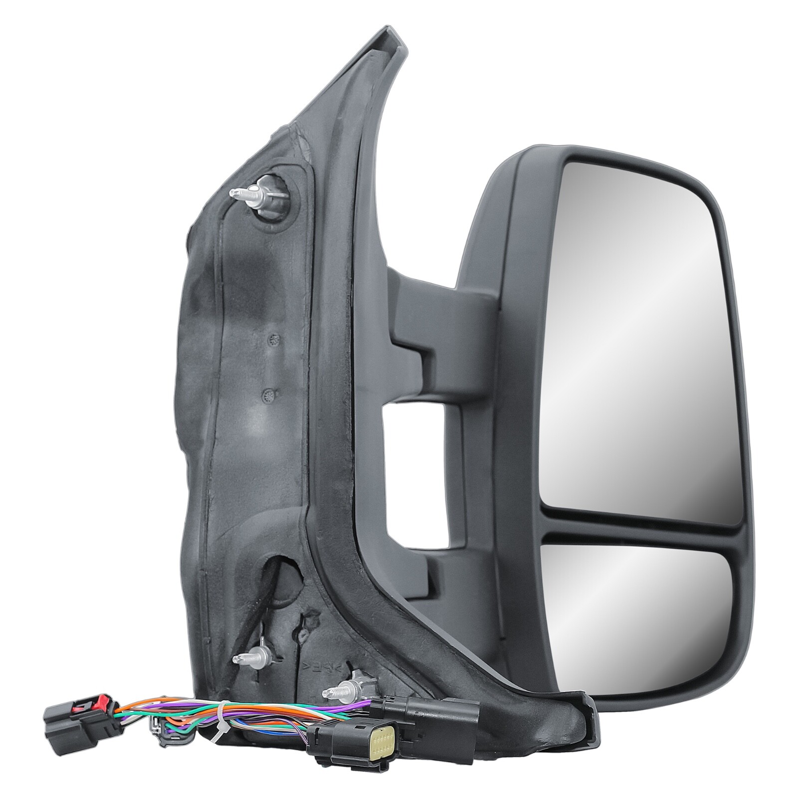 Passenger Right Side Long Arm Mirror with BLIS and Signal For 14-25 Ford Transit