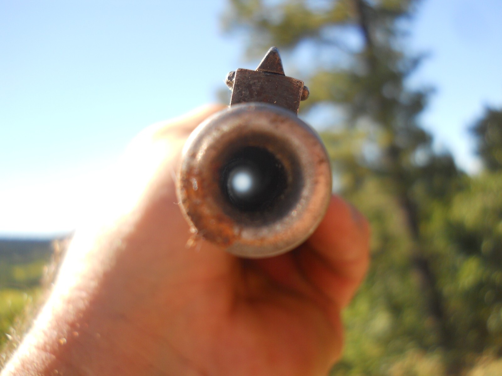 Mexican model 1936 mauser short rifle 7mm cal.  barrel w good bore