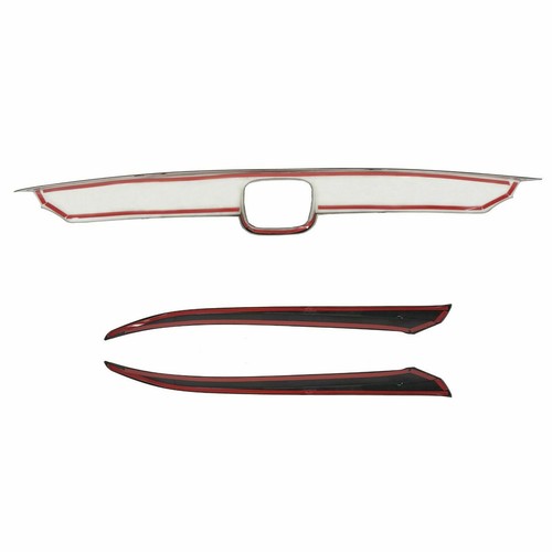 ABS Glossy Black Lip Front Grille Cover Moulding Trim For Honda Accord 2018-2020 - Picture 17 of 17