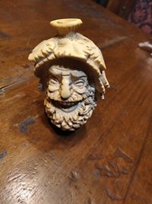 RARA E ANTICA PIPA IN SCHIUMA SCULTURA DA COLLEZIONE 