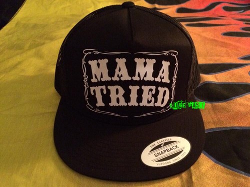 MAMA TRIED TRUCKER HAT merle haggard 
