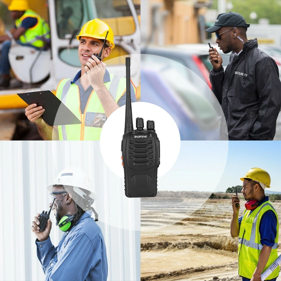20x Baofeng BF-88E PMR446 16 Kanal Funkgerät Walkie Talkie +Headset Kopfhörer DE - Bild 4 von 4