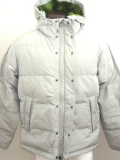 OOBE Brand Men's Kinsley Goose Down Hooded Jacket Belay Light Beige NWT