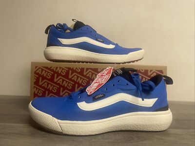 Vans Mens UltraRange Exo Skate Trail Shoes Blue Antique White Mens 6.5/Women's 8
