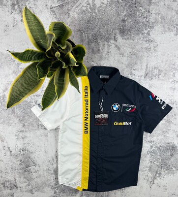 Vintage Bomboogie BMW Racing Formel 1 F1 Ferrari Motorrad Button NEU Shirt Tee