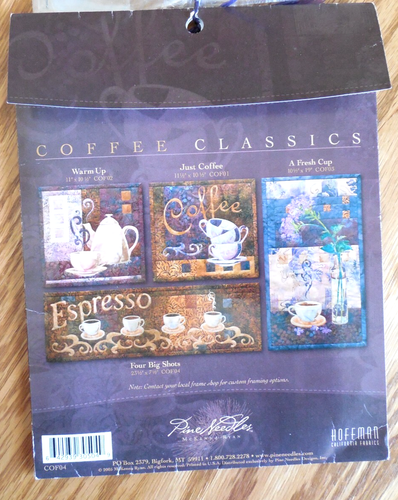 NEU McKenna Ryan Coffee Classics "Four Big Shots" Quilt Blockmuster mit STOFF - Bild 2 von 4