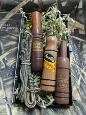 Faulk's Game Call Vintage Set #18 - WA-11, P-60, C-50 & Quad Lanyard