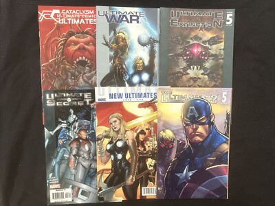 2003-14 MARVEL SIX BOOK MIXED LOT ULTIMATES TITLES HIGH GRADE