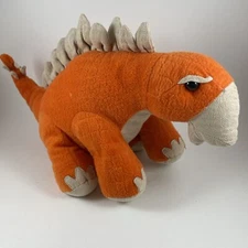 Orange Stegosaurus 12” Dinosaur Plush Adventure Stuffed Animal Kids Toy Dino!