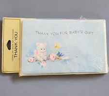 10 Vintage 1980  s Birth Baby Announcement Card Envelope