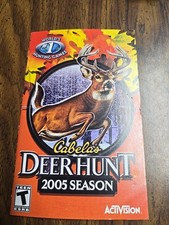 Cabela's Deer Hunt 2005 Season PlayStation 2 2004 Manual ONLY PS2 OEM