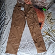 Zara Caramel Faux Leather High Rise Leggings Size M