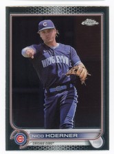 2022 Topps Chrome Sonic Nico Hoerner Base Card #111