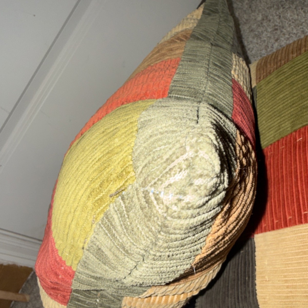 ウールリッチ　枕 Vintage Set of 2 Woolrich Patchwork Corduroy Decorative Throw