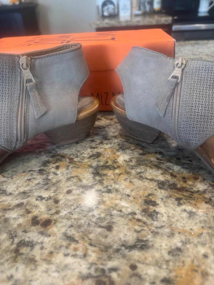 Miz Mooz Estilo UE - Guijarro Color Alegre con Acentos Marrón Talla 40, EE. UU. 9 Foto 3 de 4