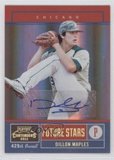 2011 Playoff Contenders Future Stars Signatures /199 Dillon Maples #15 Auto 2u8