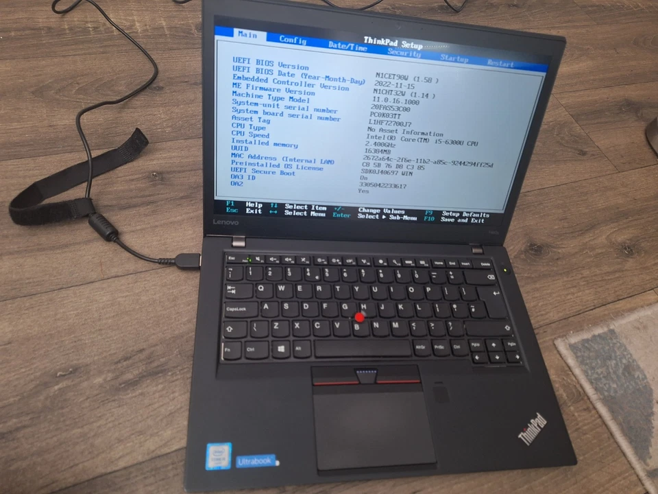 Lenovo ThinkPad T460s · i5-6300U · 16GB · 512GB, photo 2 of 5