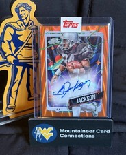 BO JACKSON 2024 TOPPS CHROME COSMIC REFRACTOR AUTO ORANGE /25 (SEALED)