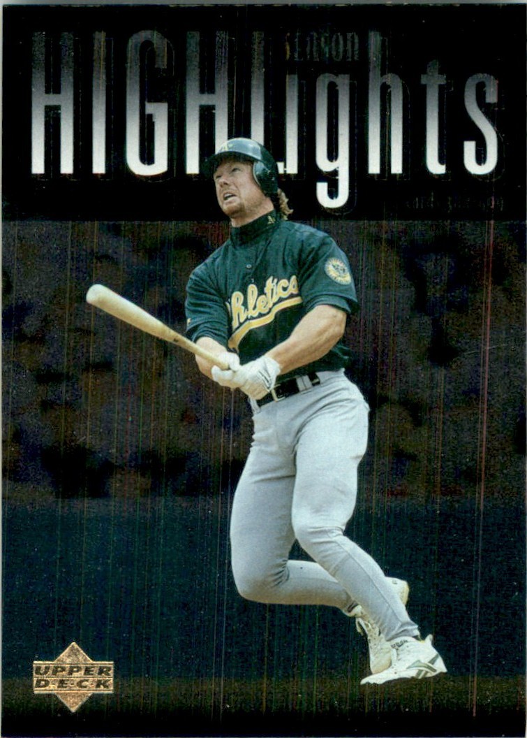 1997 Upper Deck Mark McGwire Oakland Athletics #320