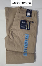 Gap 5 Pocket Classic Slim Beige Chin Men's Pants Size 32 x 30 NWT Msrp 79.95 