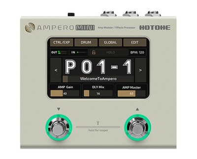 Hotone MP-50VN Ampero Mini Amp Modeler/Multi-FX Pedal - Vanilla