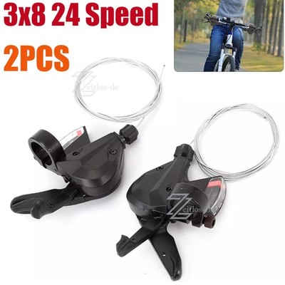 2x Fahrrad Schalthebel Altus SL-M 310 für Shimano 3x8-fach 24Gang Schaltung DHL