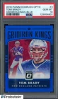 2016 Donruss Optic Gridiron Kings Blue #3 Tom Brady Patriots 43/149 PSA 10