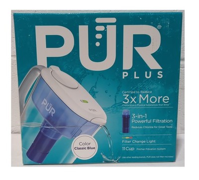 PUR PLUS 11-Cup Water Filter Pitcher PPT110WA