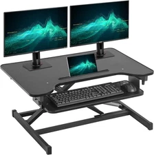 Factory Direct Adjustable 2-Tier Standing Desk - Black, Model JY-SD8060 - NIB