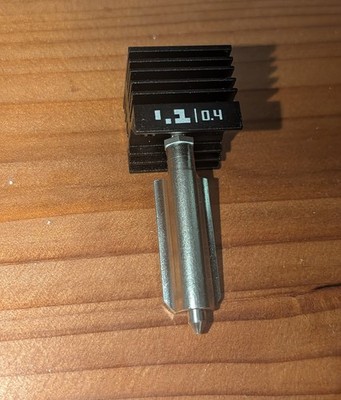 Bambu Lab Replacement 0.4mm Hotend Assembly - Fits H2 / P2S / X2D