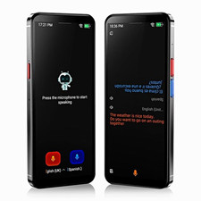 Smart Translator 5.5in Touchscreen Handheld Voice, English/Spanish/Hebrew