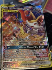 Pokémon Charizard & Braixen GX Tag Team Holo SM230 Promo Card 2019 English TCG