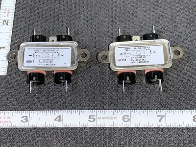 (2  ea. )   CORCOM EMI filters   # 6EH1 F7286