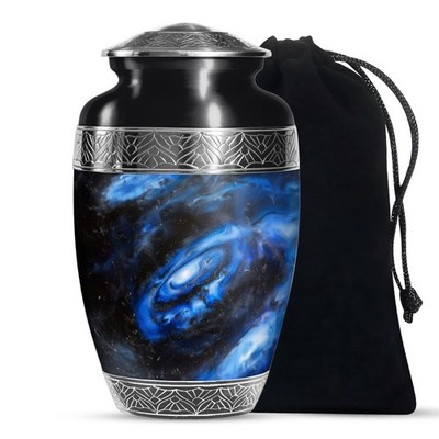 Echo Galaxy Funeral Urns for Ashes Adult Father, Cremation Urn (10 Inch)