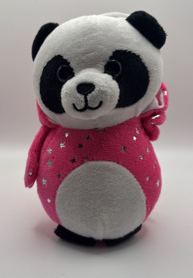 Kuscheltier Panda Verkleidet Dino Kostüm Pink 17cm Plüschtier Stofftier süß