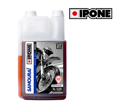 Samourai Racing Synthetic 2T Engine Oil Strawberry 1L Ipone Oil Moto