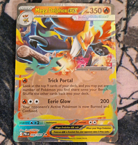 Pokemon TCG Mega Delphox EX 008/084 Evolutions Ultra Rare Holo EN 2016